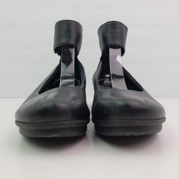 Dansko Lulu Womens Size EU 41 US 10.5-11 Black Leather MaryJane Ankle Strap Shoe - Picture 6 of 13